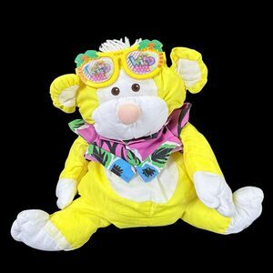Fisher Price Wild Puffalump Monkey Plush 13” 1987 Vintage